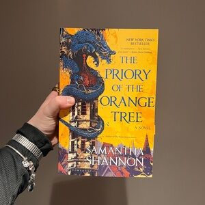 The Priory of the Orange Tree by Samantha Shannon - Yellow & Blue Cover